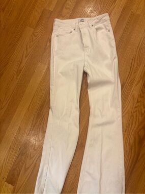White Flare Jeans